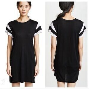 rag & bone Black and White Penny Dress XS